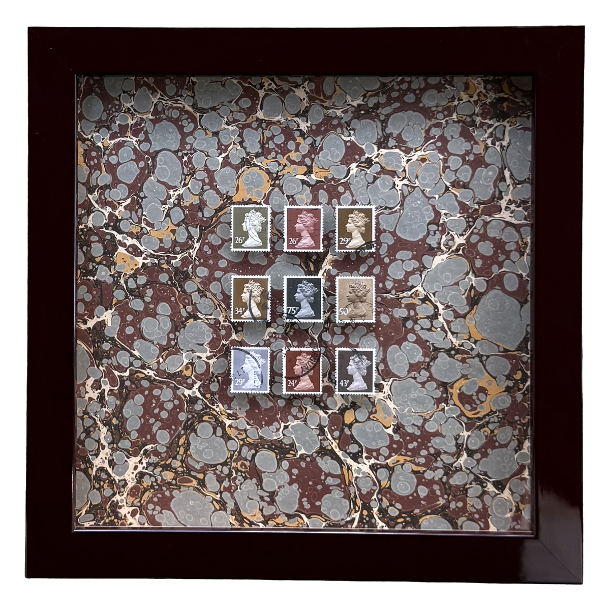 Her Majesty on Marble